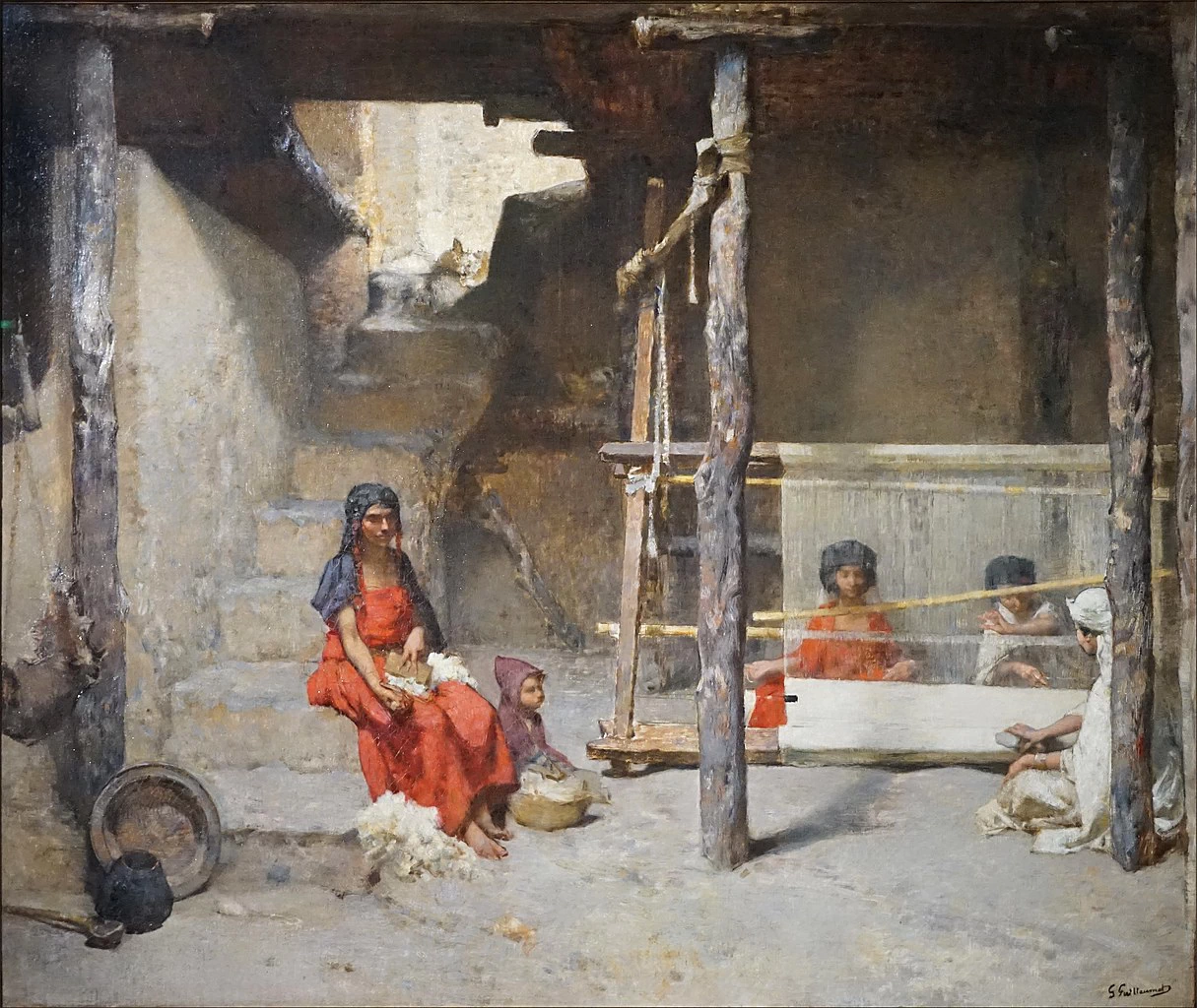 Tessitori a Bou - Saâda, Museo La Piscine, Roubaix